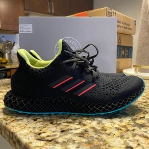 Futurecraft 4D 'Black Carbon Turbo' – Size US 8 M